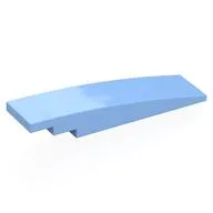 Brick Curved 8 x 2 No Studs, Bright Light Blue