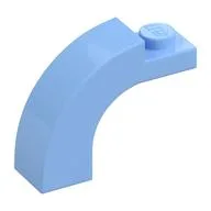 Brick Arch 1 x 3 x 2 Curved Top, Bright Light Blue