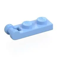 Plate Special 1 x 2 with Handle on End [Closed Ends], Bright Light Blue