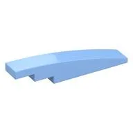 Brick Curved 1 x 6, Bright Light Blue