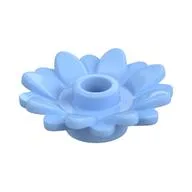 Plant, Sunflower 2 x 2 with 16 Petals, Bright Light Blue