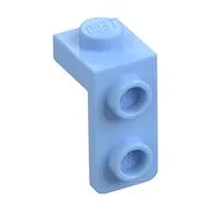 Bracket 1 x 1 - 1 x 2, Bright Light Blue