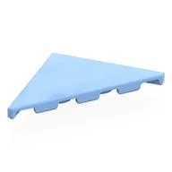 Tile 45° Cut 4 x 4 (Triangle), Bright Light Blue