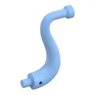 Animal Body Part / Plant, Tail / Trunk / Tentacle / Tongue / Vine / Tree Branch (Long Tip), Bright Light Blue