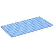 Plate 8 x 16, Bright Light Blue
