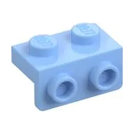 Bracket 1 x 2 - 1 x 2, Bright Light Blue