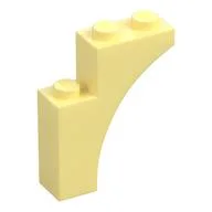 Brick Arch 1 x 3 x 3 [Gothic], Bright Light Yellow