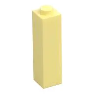 Brick 1 x 1 x 3, Bright Light Yellow