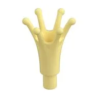 Headwear Accessory Crown Long with Bar, Bright Light Yellow