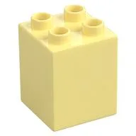 Duplo Brick 2 x 2 x 2, Bright Light Yellow