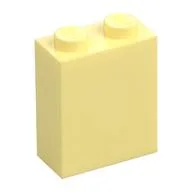 Brick 1 x 2 x 2 with Inside Stud Holder, Bright Light Yellow