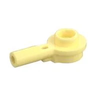 Plate Special Round 1 x 1 with Hollow Stud and Horizontal Bar 1L, Bright Light Yellow