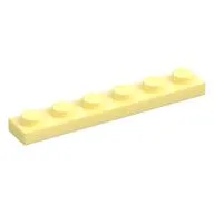 Plate 1 x 6, Bright Light Yellow