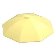 Equipment Umbrella Top with No Bottom Flaps, 6 x 6 with Top Stud, Bright Light Yellow