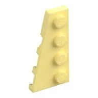 Wedge Plate 4 x 2 Left, Bright Light Yellow