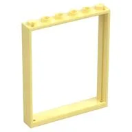 Door Frame 1 x 6 x 6, Bright Light Yellow