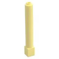 Support Round 1 x 1 x 6 Solid Pillar, Bright Light Yellow