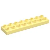 Duplo Plate 2 x 8, Bright Light Yellow