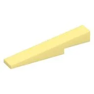 Brick Sloped 1 x 6 x 1 with 1 x 2 x 1/3 Cutout, Bright Light Yellow