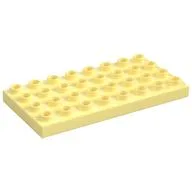 Duplo Plate 4 x 8, Bright Light Yellow
