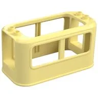 Duplo Train Passenger Cabin 4 x 8 x 3 1/2, Bright Light Yellow