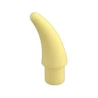 Animal Body Part, Barb / Claw / Tooth / Talon / Horn, Small, Bright Light Yellow