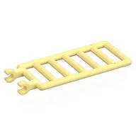 Bar 7 x 3 with Double Clips (Ladder) [Round Clips], Bright Light Yellow