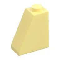 Brick Sloped 65° 2 x 1 x 2, Bright Light Yellow
