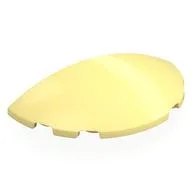 Brick Round 3 x 6 Half Circle, Bright Light Yellow