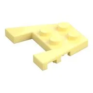Wedge Plate 3 x 4 with Stud Notches [Reinforced Underside], Bright Light Yellow