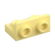 Bracket 1 x 2 - 1 x 2 Inverted, Bright Light Yellow