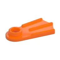 Minifig Footwear Flipper [Thick], Orange