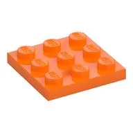 Plate 3 x 3, Orange