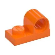 Plate Special 1 x 2 with Pin Hole on Top, Orange