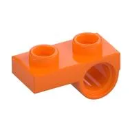 Plate Special 1 x 2 with Pin Hole Underneath, Orange