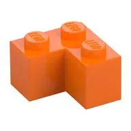 Brick 2 x 2 Corner, Orange