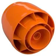 Duplo Cement Mixer Bucket with Rotation Joint, Orange