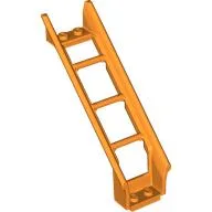 Vehicle Track, Roller Coaster Steep Ramp, 6 Bricks Elevation, Orange