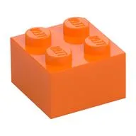 Brick 2 x 2, Orange