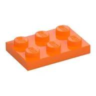 Plate 2 x 3, Orange