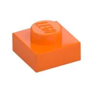 Plate 1 x 1, Orange