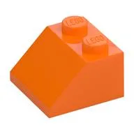 Brick Sloped 45° 2 x 2, Orange