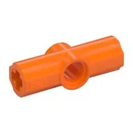 Technic Axle and Pin Connector Angled #2 - 180°, Orange