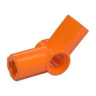 Technic Axle and Pin Connector Angled #4 - 135°, Orange