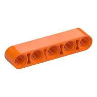 Technic Beam 1 x 5 Thick, Orange