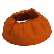 Duplo Skirt Satin, Knee Length, Orange