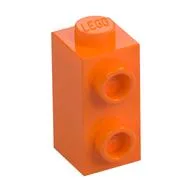 Brick Special 1 x 1 x 1 2/3 with Studs on 1 Side, Orange