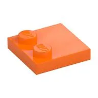 Plate Special 2 x 2 with Only 2 studs, Orange