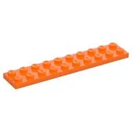 Plate 2 x 10, Orange