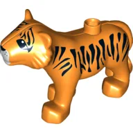 Duplo Animal Tiger Adult New Style, Orange